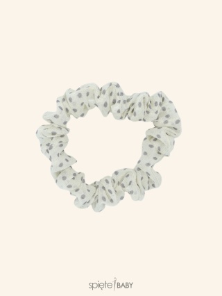 Kremowe kropki - jedwab