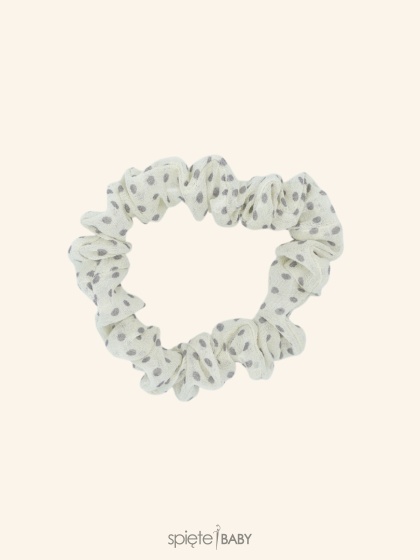 Kremowe kropki - jedwab