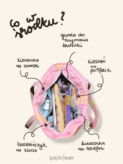 Torba piko - Różowa koszula